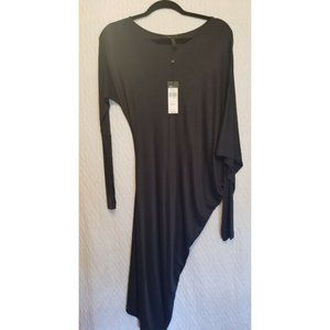 BCBG MAXAZRIA dress Size LARGE Bodycon Navy color Cocktail Dress